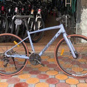 Xe đạp Abraham GT100 khung nhôm màu xanh – nhìn ngang